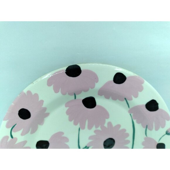 Vtg. North Carolina Artist Lisette Hasbun Decorative Hanging Floral Plate 8.25" - Picture 12 of 12